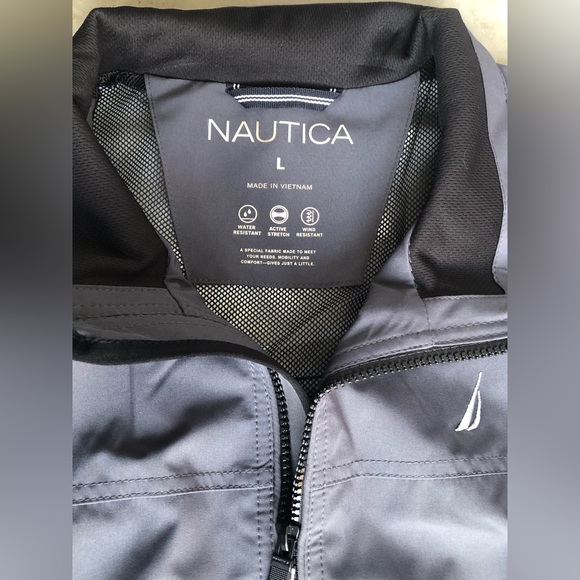 🆕Nautica Rain Resistant | Men's Windbreaker ~ Size Large - Picture 2 of 8